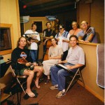 (Clockwise from lower left) John Egenes, Stuart Duncan, Roy Huskey Jr., Bonnie Hearne, Kenny Malone, Bill Hearne, Albert Lee, Nanci Griffith